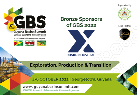 Read more about the article EXSOL Industrial – Bronze Sponsor GBS 2022 – Pegasus Suites & Corporate Centre, Georgetown, Guyana